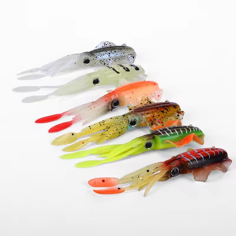 Jig Head Lure - WEIHE (5 adet) 7cm/2g 10.5cm/7g Yumuşak