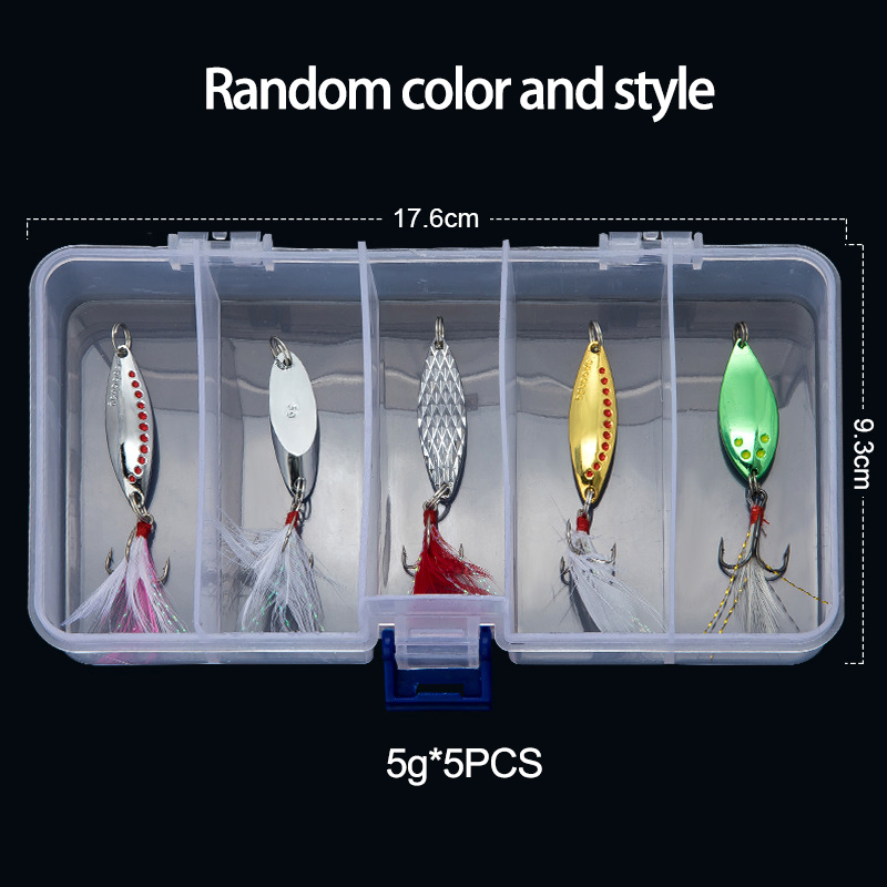 Carp Fishing Tackle - Metal Kaşık Spinner Balıkçılık Cazibesi 5g