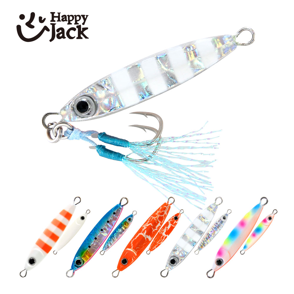 Jig Head Lure - HAPPYJACK Kıyı Balıkçılığı Jigging Spoon Mikro