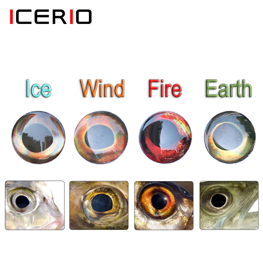 Fishing Equipment Deals - ICERIO 100 adet holografik 3D 4D