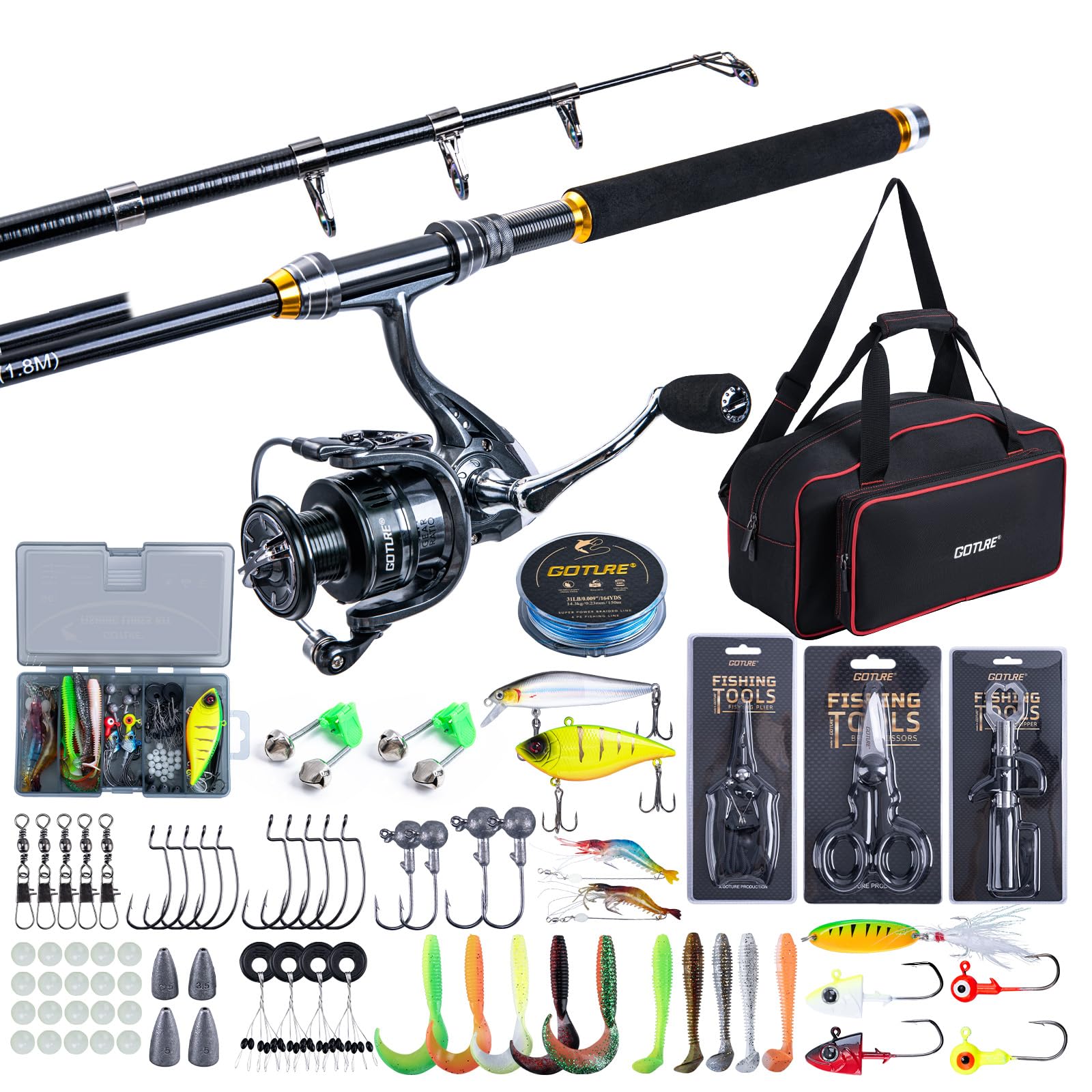 Fishing Equipment Europe - Goture Teleskopik Olta ve Makara Setleri