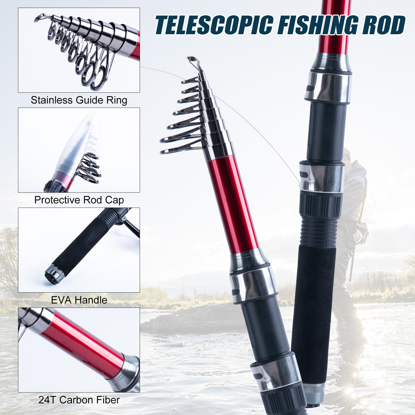 Goture Teleskopik Olta ve Maka - Fishing Equipment Europe incelemesi ve fiyatı