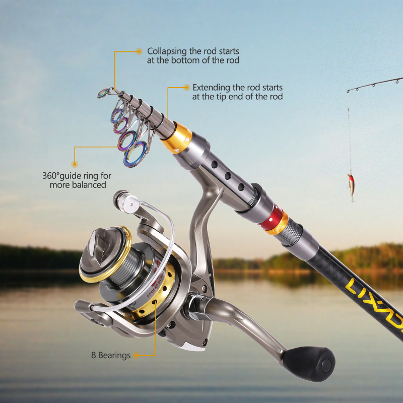 Lixada teleskopik olta ve maka - Fishing Equipment Europe incelemesi ve fiyatı