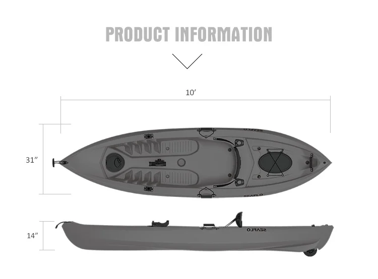 10ft 1 kişi HDPE plastik tekne - Fishing Equipment Us incelemesi ve fiyatı