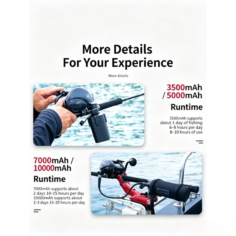 14.8V Taşınabilir Lityum Pil Y - Electric Fishing Reel incelemesi ve fiyatı