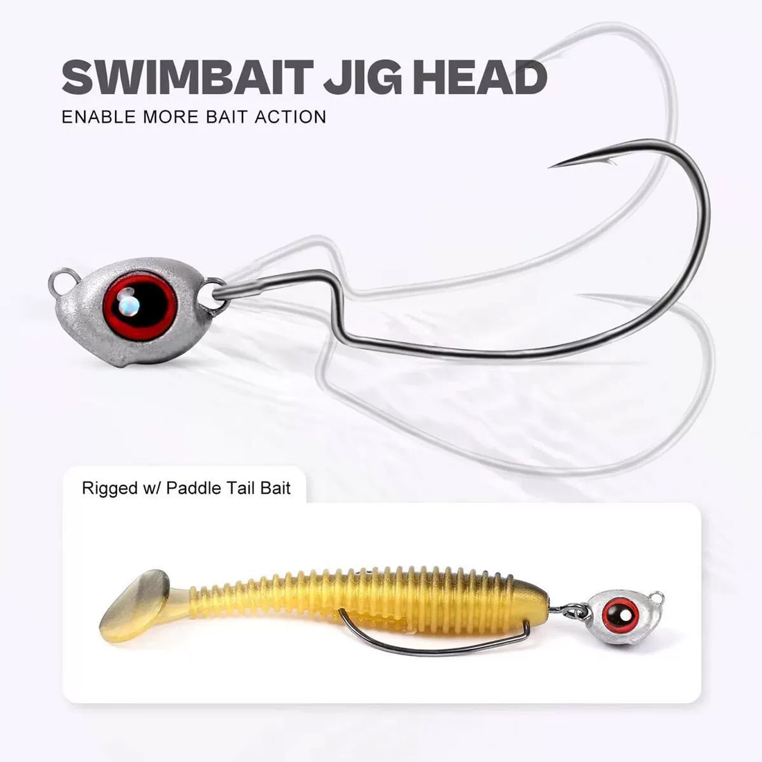 9 KM 10 Adet Swimbait Jig Kafa - Jig Head Lure incelemesi ve fiyatı