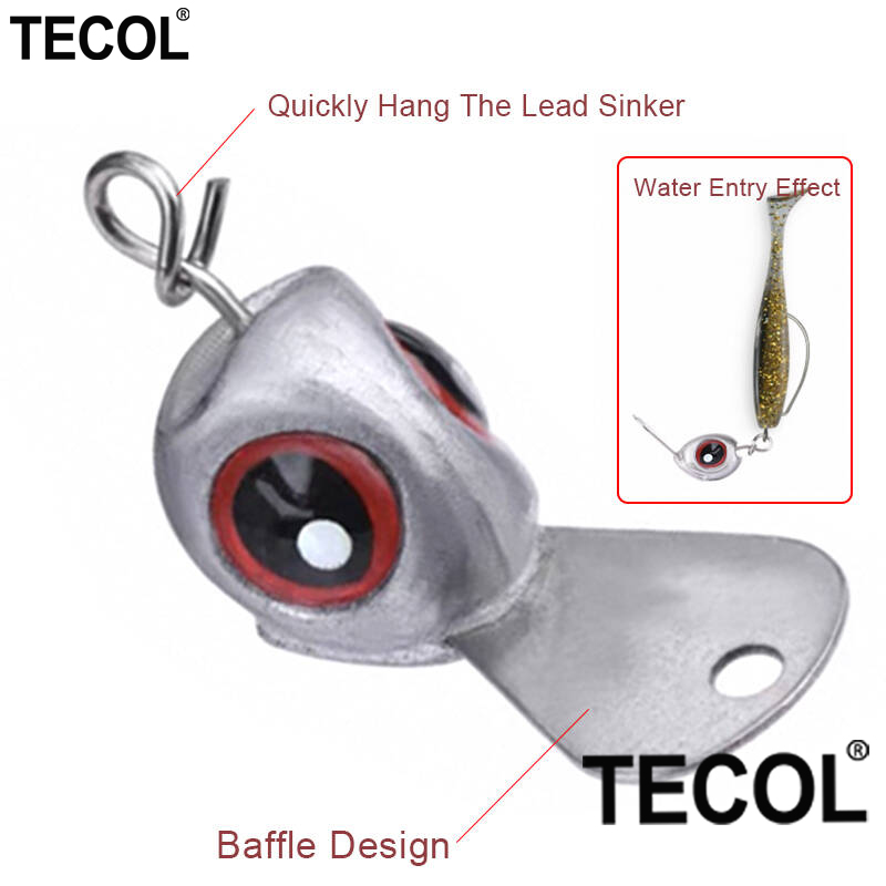 TECOL 5'li/10'lu Paket 3.5g 5G - Jig Head Lure incelemesi ve fiyatı