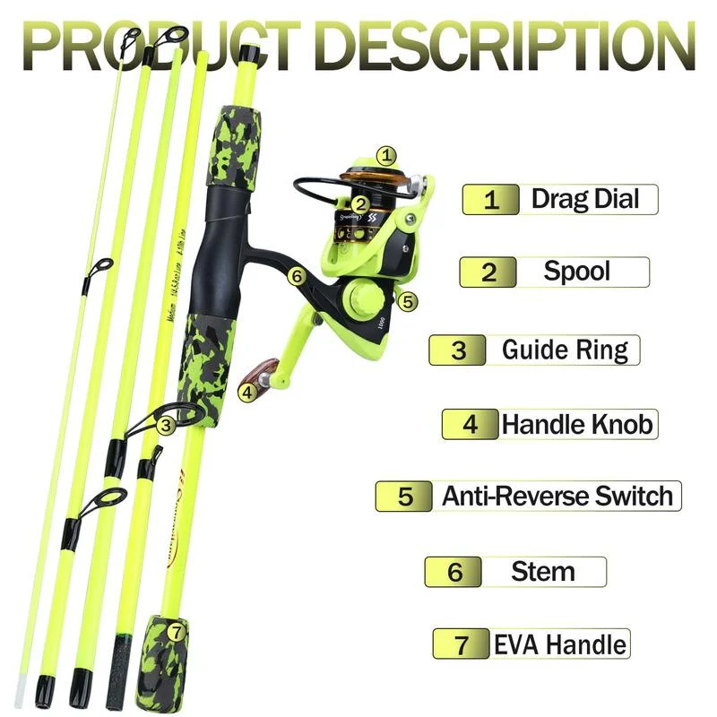 Sougayilang Taşınabilir 5 Bölü - Fishing Equipment Europe incelemesi ve fiyatı