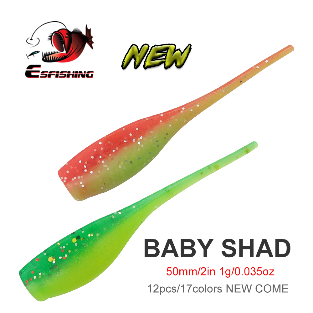 ESFISHING Baby Shad 50mm Yumuş - Fishing Equipment Ebay incelemesi ve fiyatı
