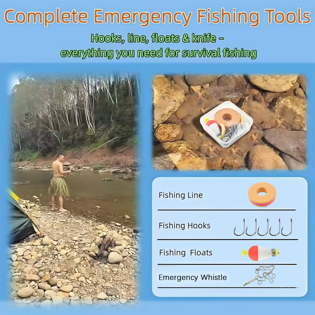 Taşınabilir Acil Durum Balıkçı - Fishing Equipment Storage incelemesi ve fiyatı